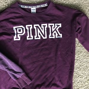 Victoria’s Secret PINK purple crew neck size L